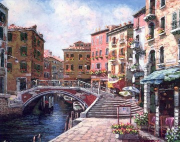 YXJ183aB Venise scènes Peinture à l'huile